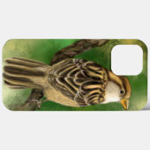 Niedlicher Bird iPhone Case Little Sparrow (Rückseite (Horizontal))