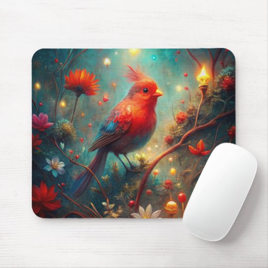 Niedlicher Bird Mousepad (Mit Mouse)