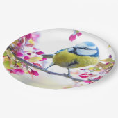 Niedlicher Bird Pappteller (Schrägansicht)