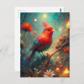 Niedlicher Bird Postkarte (Vorne/Hinten)