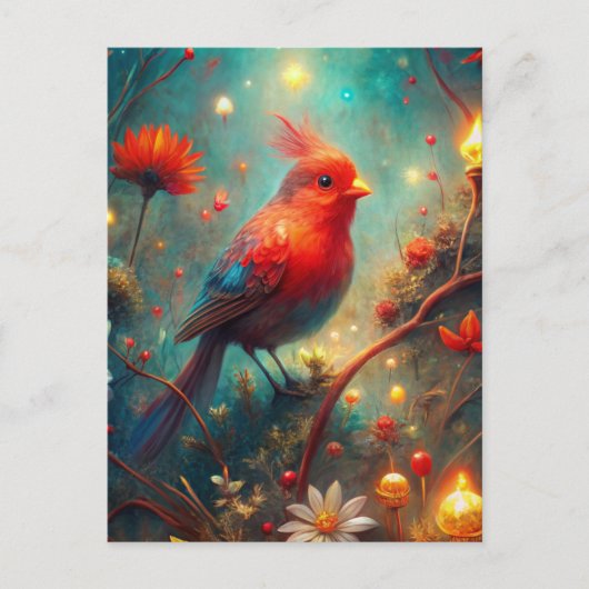 Niedlicher Bird Postkarte (Vorderseite)