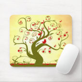 Niedlicher Bird Swirl Tree MousePad (Mit Mouse)