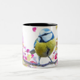 Niedlicher Bird Zweifarbige Tasse