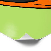 Niedlicher Black Cat Pumpkin Halloween Poster Zeic (Ecke)