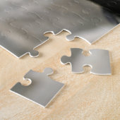 Niedlicher Black Dog Labrador Shepherd Mix Breed H Puzzle (Seite)