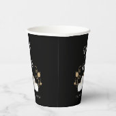 Niedlicher Black Pumpkin Trick oder Treat Hallowee Pappbecher (Rechts)