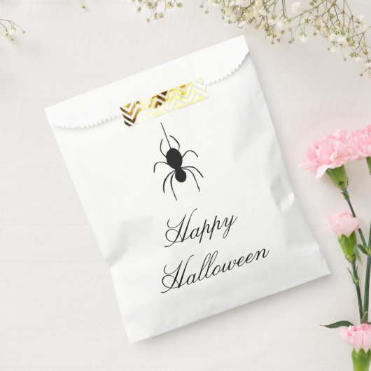 Niedlicher Black Spider Halloween-Party Trick oder Geschenktütchen (Versiegelt)