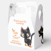 Niedlicher Black Trick oder Treat Halloween-Geburt Geschenkschachtel (Geöffnet)