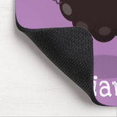 Niedlicher BlackBerry lila Cartoon Mousepad (Ecke)