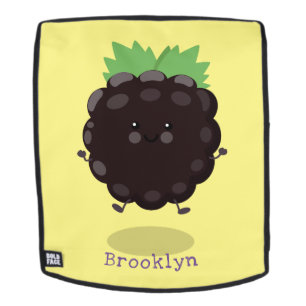 Niedlicher BlackBerry lila Cartoon Rucksack