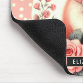 Niedlicher Bläschen-Babyfuß Mousepad (Ecke)