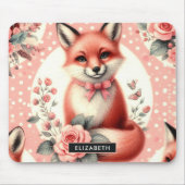 Niedlicher Bläschen-Babyfuß Mousepad (Vorne)