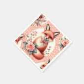 Niedlicher Bläschen-Babyfuß Serviette (Ecke)