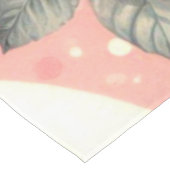 Niedlicher Bläschen-Babyfuß Tischdecke (Schrägansicht)