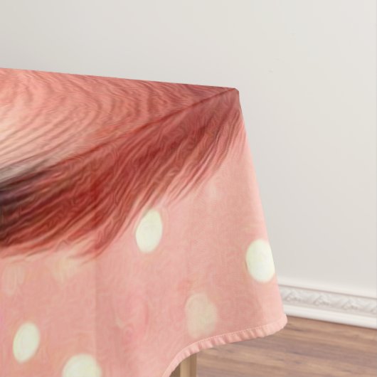 Niedlicher Bläschen-Babyfuß Tischdecke (Beispiel)