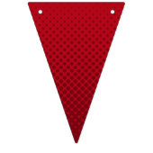 Niedlicher Blasen-Text in der ersten Phase rot Wimpelkette (Dritte Fahne)