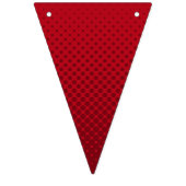 Niedlicher Blasen-Text in der ersten Phase rot Wimpelkette (Zweite Fahne)