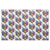 niedlicher Blasentee Stoff (Fat Quarter (45,7 x 55,9 cm))