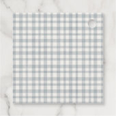 Niedlicher Blattrot Grün Ugly Sweater Weihnachten Geschenkanhänger (Rückseite)