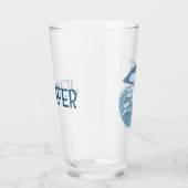 Niedlicher Blaudelphin Glas (Rechts)