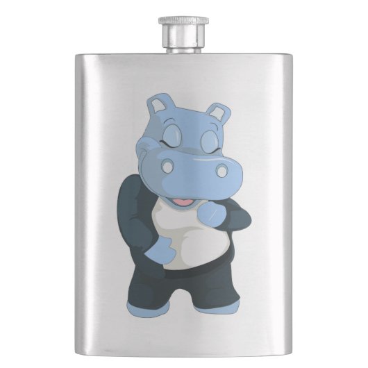 NIEDLICHER BLAUE HIPPO FLACHMANN (Vorderseite)