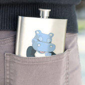 NIEDLICHER BLAUE HIPPO FLACHMANN (Beispiel)