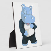 NIEDLICHER BLAUE HIPPO FOTOPLATTE (Seite)
