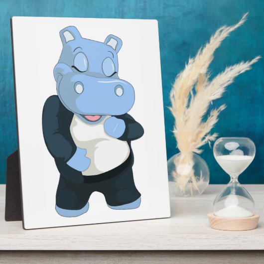 NIEDLICHER BLAUE HIPPO FOTOPLATTE (Seite)