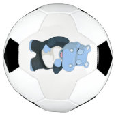 NIEDLICHER BLAUE HIPPO FUßBALL (Gedreht)