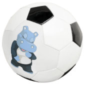 NIEDLICHER BLAUE HIPPO FUßBALL (Dreiviertel)