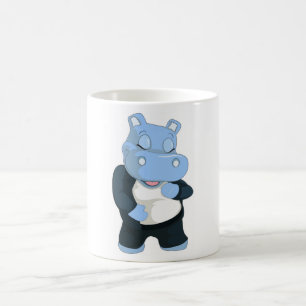 NIEDLICHER BLAUE HIPPO KAFFEETASSE