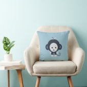 Niedlicher Blauer Affe Kissen (Stuhl )