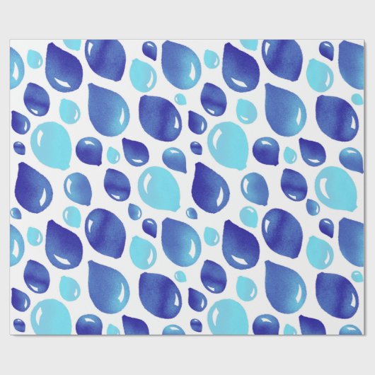 Niedlicher blauer Balkon Kid`s Pattern Geschenkpapier (Flach)