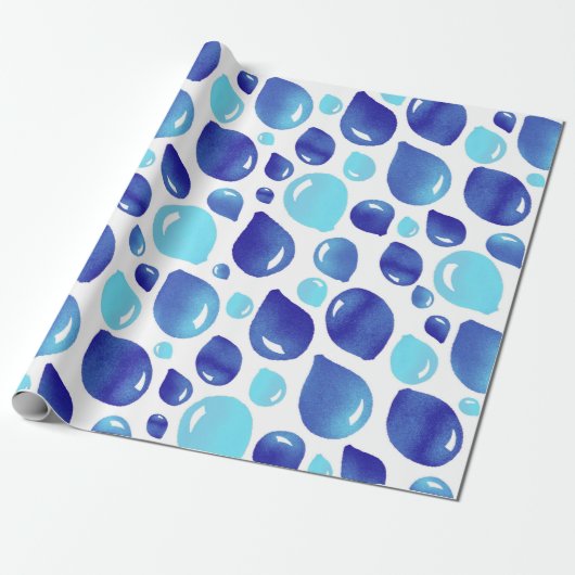 Niedlicher blauer Balkon Kid`s Pattern Geschenkpapier (Ungerollt)