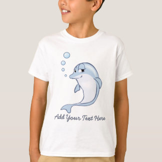 Niedlicher blauer Delphin T-Shirt