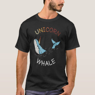 Niedlicher Blauer Einhornwal für Narwhal T-Shirt