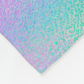 Niedlicher blauer Glitzer Fleecedecke (Ecke)