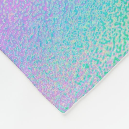 Niedlicher blauer Glitzer Fleecedecke (Ecke)