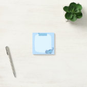 Niedlicher blauer Pfosten Post-it Klebezettel (Büro)