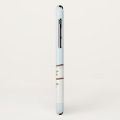 Niedlicher blauer Vogel im Blüten-Baum Case-Mate iPhone Hülle (Hinten/Links)