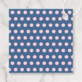 Niedlicher Blauer Weihnachtsbaum Frohe Weihnachten Geschenkanhänger (Rückseite)