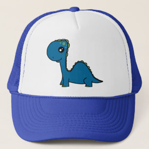 Niedlicher blaues Baby-Dinosaurier Truckerkappe