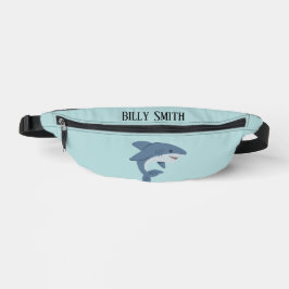 Niedlicher Blauhai personalisiert Bauchtasche