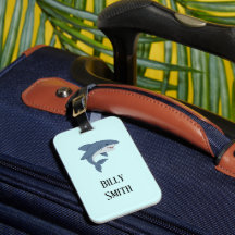 Niedlicher Blauhai personalisiert
