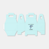 Niedlicher Blauhai personalisiert Geschenkschachtel (Ungefaltet)
