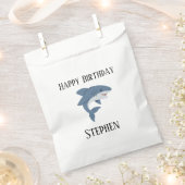 Niedlicher Blauhai personalisiert Geschenktütchen (Ausgeschnitten)