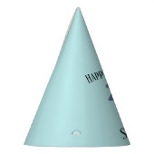 Niedlicher Blauhai personalisiert Partyhütchen (Links)