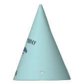 Niedlicher Blauhai personalisiert Partyhütchen (Rechts)