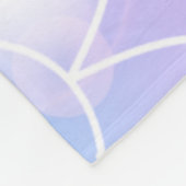 Niedlicher Blauoktopus Fleecedecke (Ecke)