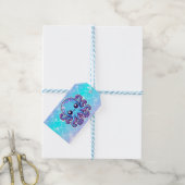 Niedlicher Blauoktopus Geschenkanhänger (Mit Garn)